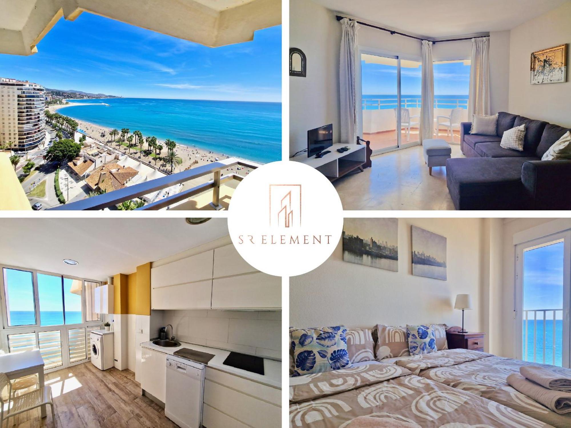Sr Malagueta Beach Front Wonderful Sea View Málaga Eksteriør bilde